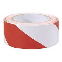 BARRIER TAPE NON ADHESIVE 500M BOX RED/WHITE