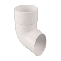 ARCTIC WHITE 68MM DOWNPIPE 92.5' BEND BR208A ROUND