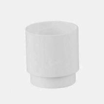 ARCTIC WHITE 68MM DOWNPIPE CONNECTOR BR206A ROUND