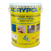 ACRYPOL WATERPROOF ROOF COATING WITH FIBRES GREY 20KG 
