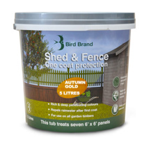 BIRD SHED AND FENCE 5L AUTUMN GOLD 