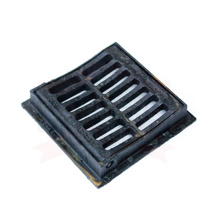 GULLY GRID & FRAME 302X302 CLEAR OPENING CAST IRON HINGED AND DISHED B125 E31N CD60DDI