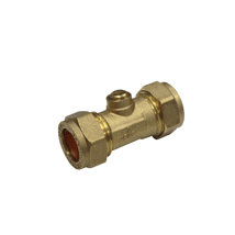 ISOLATING VALVE BRASS COPPER TO COPPER 22MM REF304623