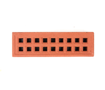 CLAY AIRBRICK TERRACOTTA 220X70MM SQUARE HOLE 