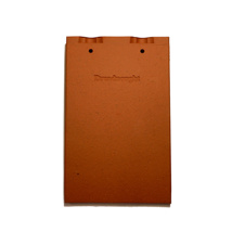 ROOF TILE PLAIN RED CLAY 10.5IN X 6.5IN (NIBBED)
