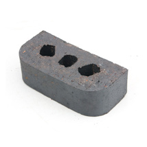 SPECIAL BRICK DOUBLE BULLNOSE BLUE 65MM PERFORATED BN2.2