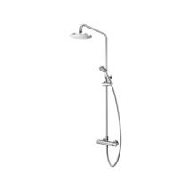 AQUALISA MIXER SHOWER AQ150BAR2 WITH DIVERTER CHROME C/W DRENCH HEAD AND HANDSET 
