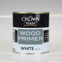 CROWN TRADE PAINT WOOD PRIMER WHITE 1L 5027070