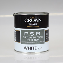 CROWN TRADE PAINT STAIN BLOCK PRIMER WHITE 1L 5024203