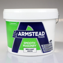 ARMSTEAD TRADE PAINT SMOOTH MASONRY BRILLIANT WHITE 10L