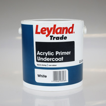 LEYLAND PAINT ACRYLIC PRIMER UNDERCOAT WHITE 2.5LTR