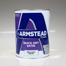 ARMSTEAD TRADE PAINT QUICK DRY SATIN WHITE 5L 
