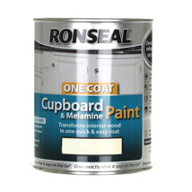 RONSEAL CUPBOARD PAINT IVORY SATIN 750ML 35072