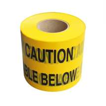 UNDERGROUND WARNING TAPE DETECTABLE TYPE GAS 100M ROLL